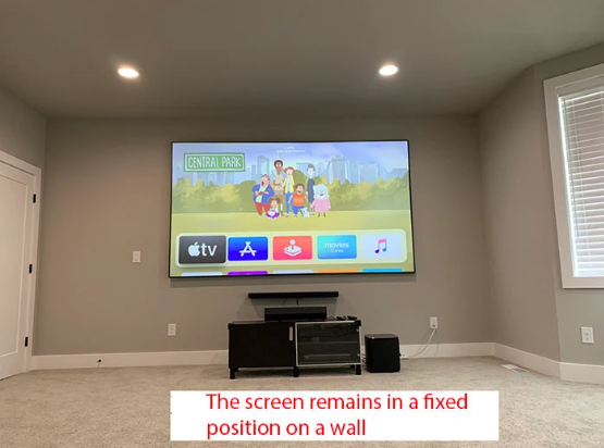 Sapphire SALFS221WSF 100" Ambient Light Fixed Frame Screen 16:9